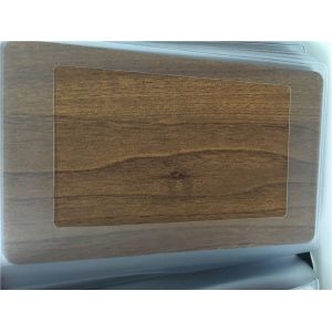 5.0mm PVDF Coated Aluminium Wood Panel For Subway Energy Saving