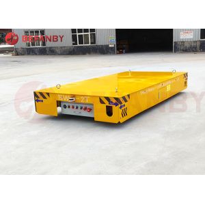 20t Trackless Transfer Cart Steerable Mobile Platform For Moving Plate