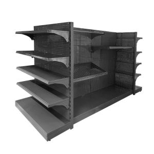 Cold Rolled Steel Retail Supermarket Shelving System With 30-80KG/Layer Load