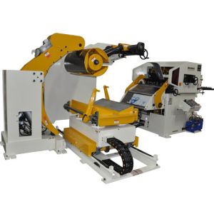 Metal Coil Processing Nc Servo Roll Feeder With Loading Trolley For Sheet /