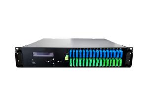 Cheap 32 Ports 19 dBm 1550nm Optical Amplifier EDFA with WDM connet to the OLT and easy to management cost-effective for sale