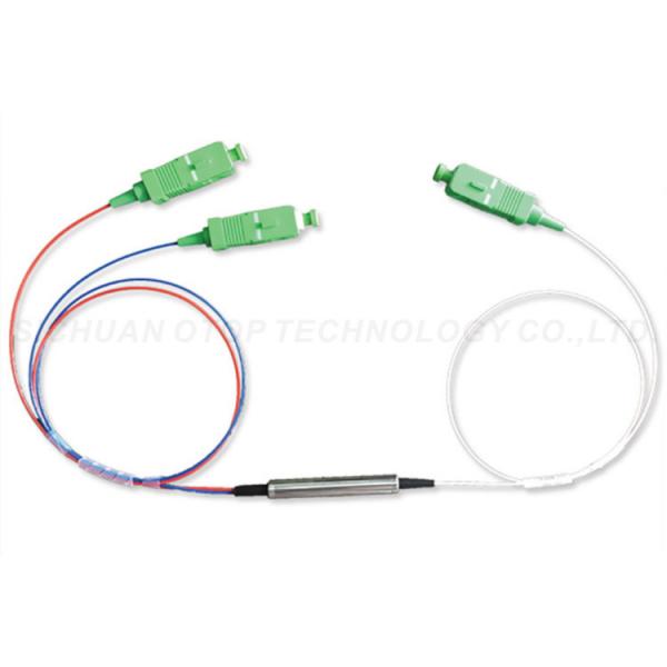 Quality Wavelength Division Multiplexing In Optical Fiber FTTX 1x2 Steel Tube Fwdm Splitter wholesale