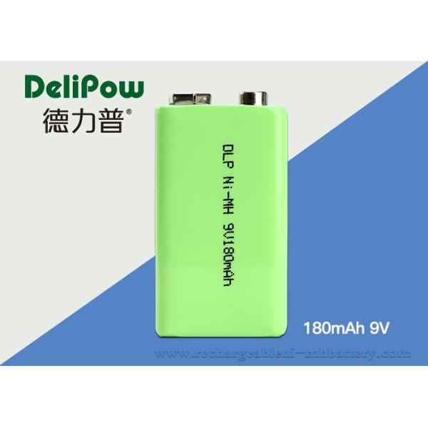 Rapid Charge 180mAh 9V Rechargeable Nimh Batteries For Industrial
