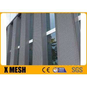 2mm Architectural Expanded Metal Mesh Cladding 10mm*40mm Hole