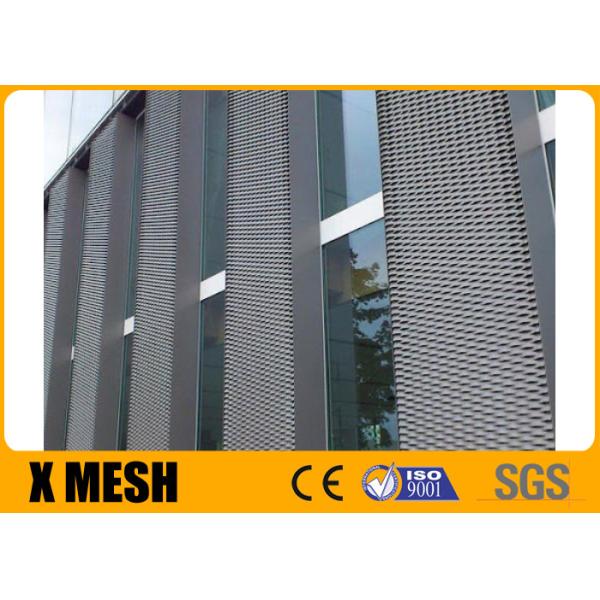 Quality 2mm Architectural Expanded Metal Mesh Cladding 10mm*40mm Hole wholesale