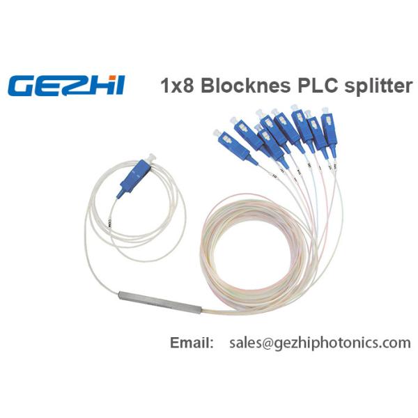 Quality 1*8 Optical Fiber PLC splitter Blockness type Planar Light Circuit splitters wholesale