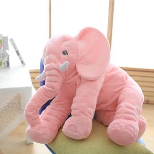 Lovely Stuffed Elephant Plush Pillow Custom Color With Cotton Blanket