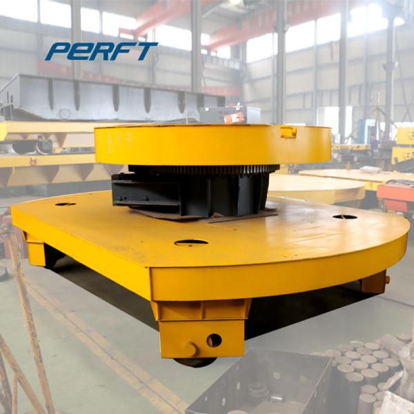 Quality Transfer Car Rail Turntable 50t Heavy Loads Carrier Motorized Traverser wholesale
