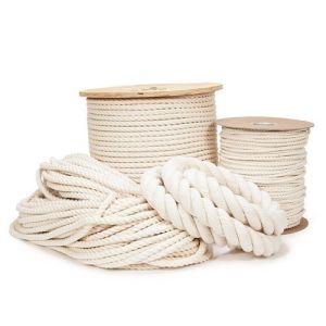 Twist Braided 100% Natural Cotton Rope Macrame 3mm Specifications 2mm-60mm
