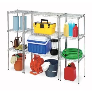 Carbon Steel Or SS 304 Home Wire Shelving TV Stands Modular Units For Household