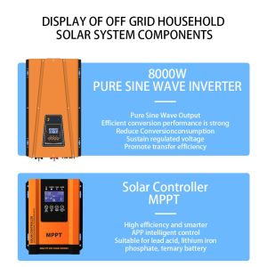 Versatile Power for Your Homestead: 8KW Off-Grid Solar Kit with Adjustable