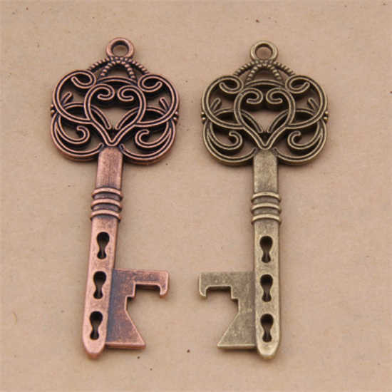 Die Casting Innovative Wedding Favor Antique Key Shape Beer Bottle Opener key