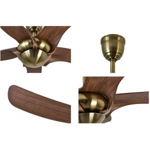 Office 52" ABS European Style Ceiling Fans With Remote Control