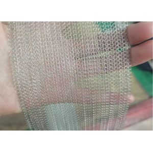 Knitted Wire Mesh In Aluminum For Demister Pads / Mist Eliminators