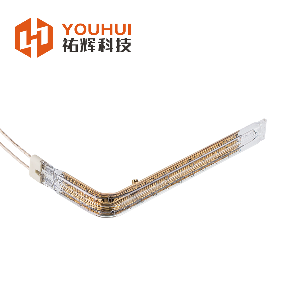 45-480V 150-6000W Ceramic Cap Infrared Heating Element Tube with Gold Coating