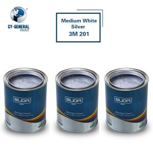Cheap 1L 1K Silver Paint White Car Auto Paint Restoration for sale