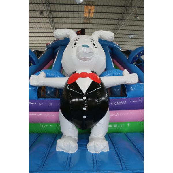 High Security Circus Inflatable Play Park / Bounce Inflatable Park