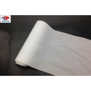 White Thin customized Nylon Loop Fabric Wide Reclosable Fastener With Hook