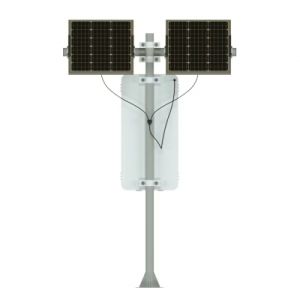 Outdoor Solar Light Pole LED Display with 2-5 Years Warranty 100000 Hours Life