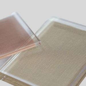 Cheap Customized Metal Fabric Laminated Glass 6mm- 20mm Glass Thickness for sale
