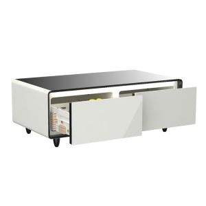 Modern Mini Fridge Tea Table with Music Player and Temperature Range of 3 8 C/6-