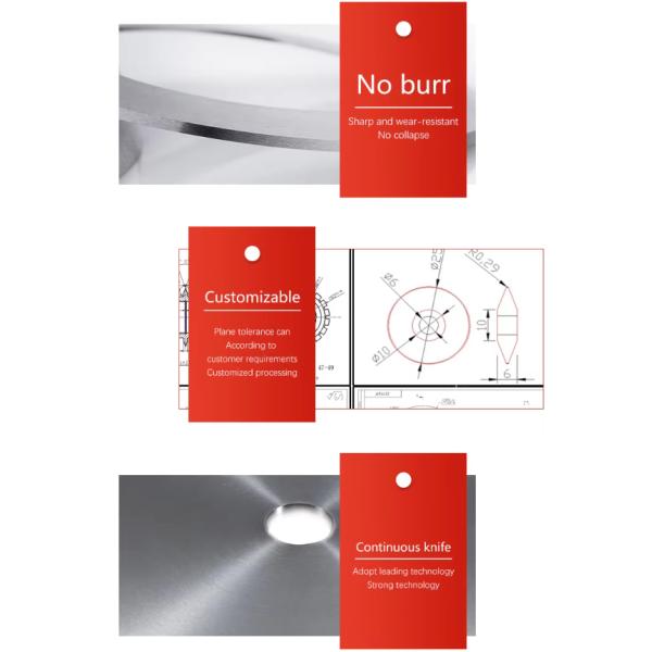 Carbide Industrial Circular Blade 118mm for Paper Slitting 10pcs