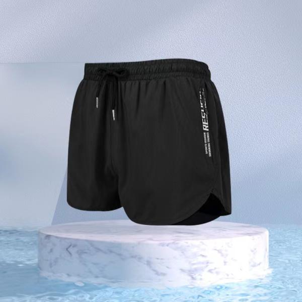 Loose Mens Beach Wear Shorts Prevent Embarrassment Mens Swim Wear