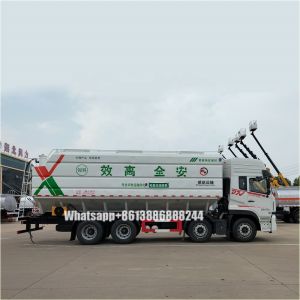 DONGFENG 8*4 Double Row 46000 Liters Farm Animal Feed Transport Lorry bulk Feed