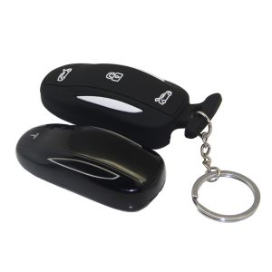 Topfit Silicone Car KeyChain for Tesla Model X P90D-Black