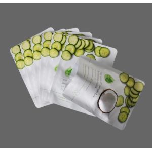 Custom Printed laminated plastic cosmetic sample sachet biodegradable facial
