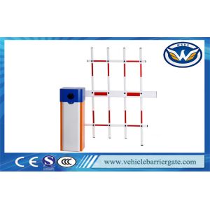 Vehicle Security Parking Lot Barrier Gate , Barrier Boom Gate Blue And Orange