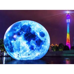 Inflatable Large LED Ball Luminous Moon Lamp Lantern Mid-Autumn Festival
