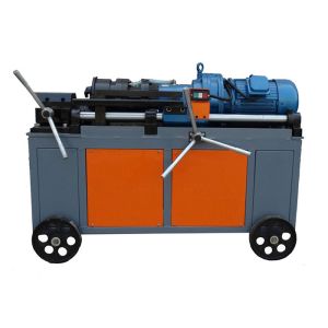 Screw Threaded Steel Rod Threading Machine 14-40mm Rebar Diameter 450kg