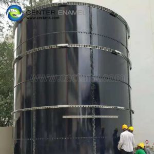 China AWWA D103 Glass Fused Steel Tanks Poultry And Livestock Manure Storage on sale