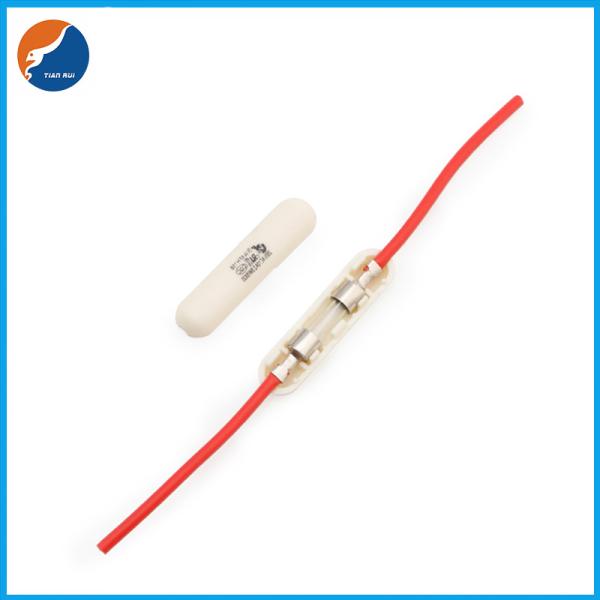 Waterproof 5x20 In Line Glass Fuse Holder with Wire Leads