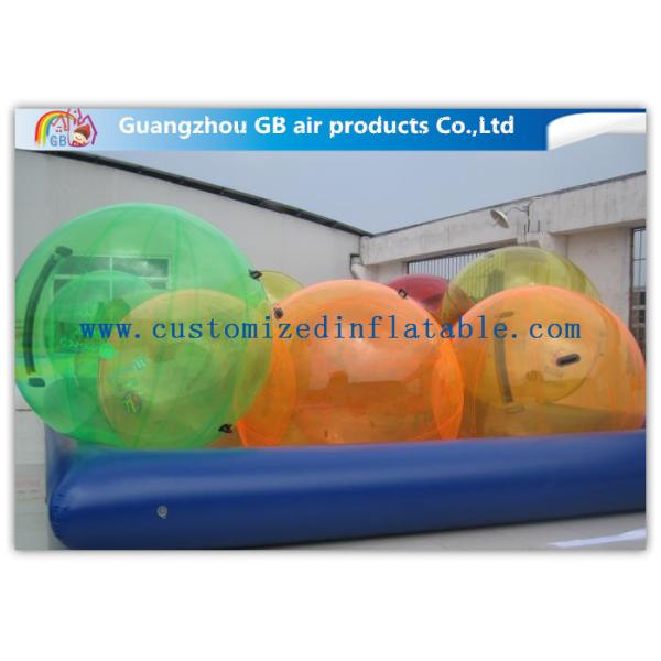 PVC / TPU Float Water Human Inflatable Rolling Ball , Water Splash Ball For Adults