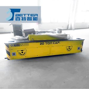 Factory Supply 65ton Remote Control Material Handling Trackless Transfer Cart