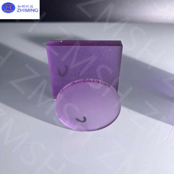 Violet Purple Sapphrie Raw Gemstone Synthetic Sapphire Gemstone Man-Made Colored Sapphire