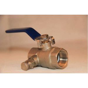 Brass Floating Ball Valve Nickel plated , full bore working Temp. -20 up to 140c size from ½” up to 2”