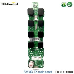 Telecontrol remote control F24-8D transmitter main board PCB wiht 8 dual speed