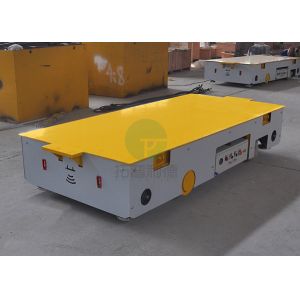 25 ton frequency use steerable trackless rail mounted transfer cart for molds