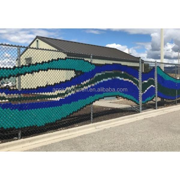 Quality Plastic Coated Decorative Chain Link Fence with High Tensile Strength and Durability wholesale