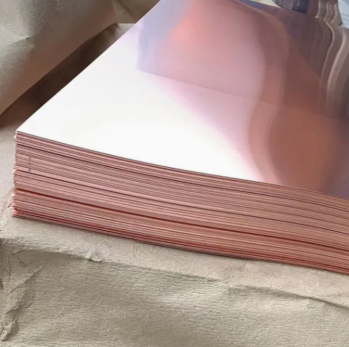 China Premium C11000 99.9% Pure Copper Plates 30-1000mm Width 1000 X 2000mm on sale