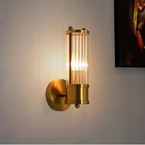 China Elegant Brass Wall Lamps for Vintage Home Décor on sale