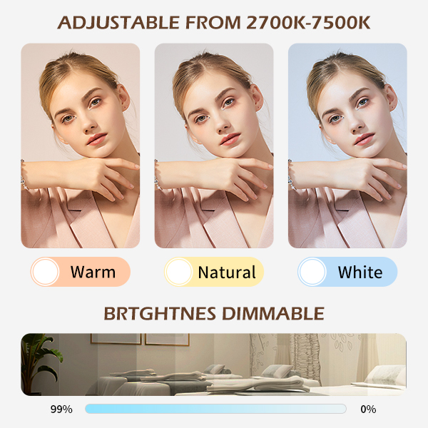 Ac Power LED Half Moon Light Usb Charging 110v For Smooth Wrinkle Tattoo Facial Beauty Fill Lights