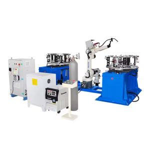 Hwashi Industrial MIG Welding Robots Beam Welding Robot For Storage Rack Frame