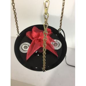 red led silk flame light with iron shell