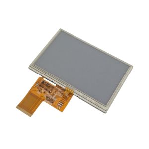 RGB Interface 4.3 LCD Touch Screen Panel 400Cd/M2 40 Pin Resistive Touchscreen