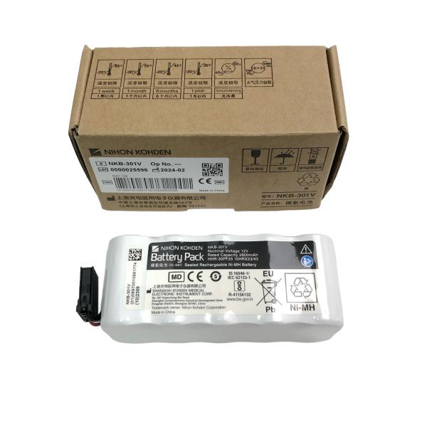 NIHONKOHDEN NKB-301V Sealed Rechargeable Ni-MH Battery Nominal Voltage 12v Rated Capacity 2800mAh