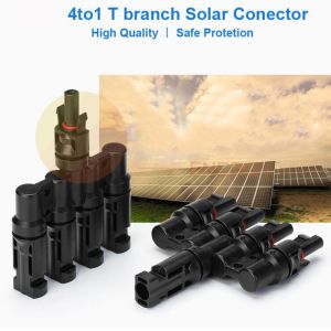 China T Branch 5 To 1  Solar Panel Pv Cable Connector Double Seal Ring For Solar Panel on sale
